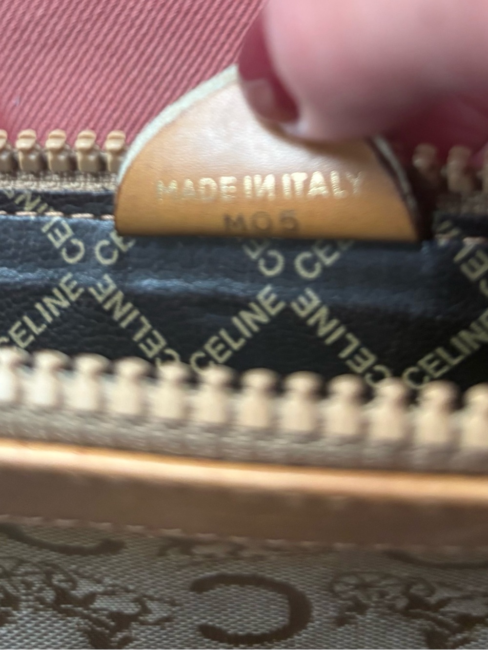Celine Vintage Monogram Clutch/Cosmetic Pouch - Picture 12 of 13